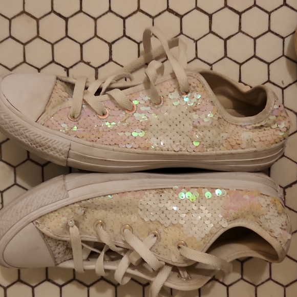 Iridescent sequins Converse - Picture 10 of 12